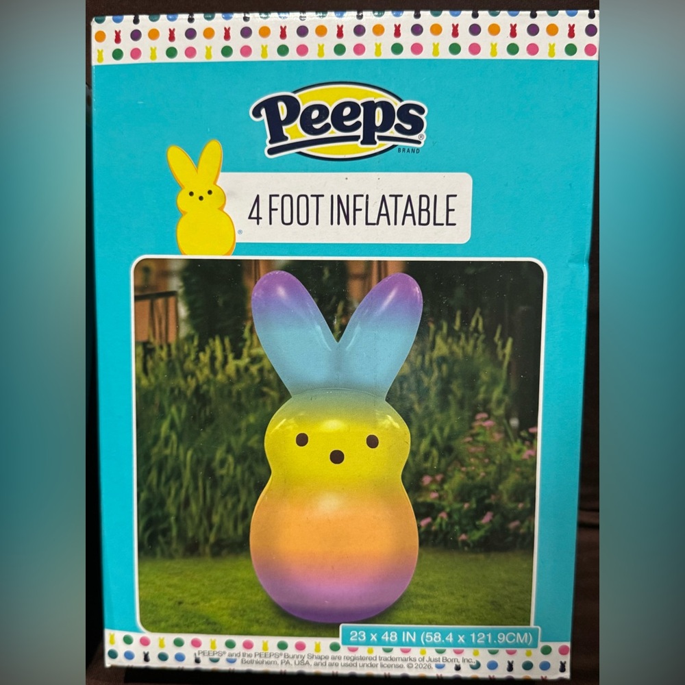 Peeps 4-Foot Inflatable Bunny